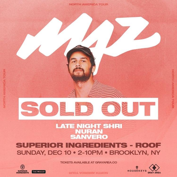 MAZ — North America Tour
