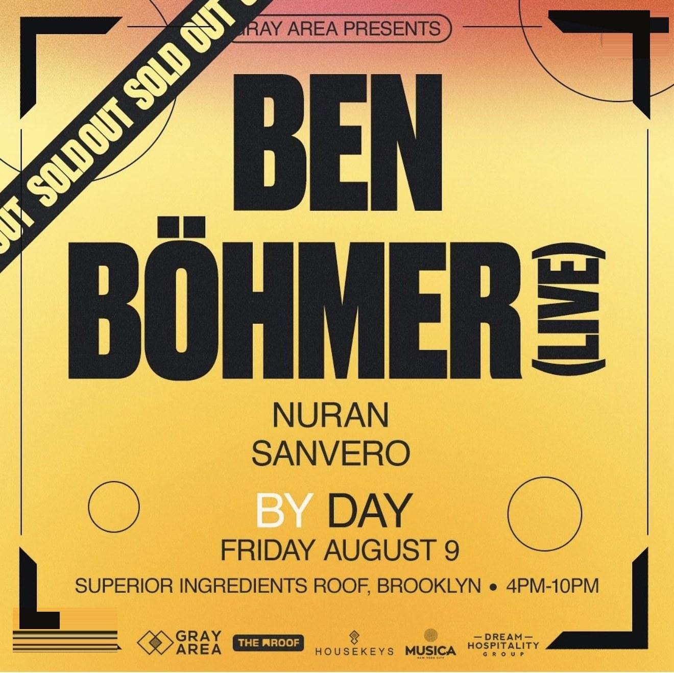 Ben Böhmer (Live) — "By Day"